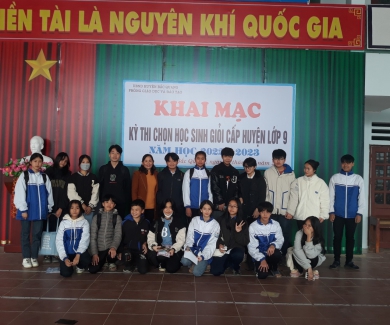 Khai mạc kì thi HSG cấp huyện năm học 2022-2023