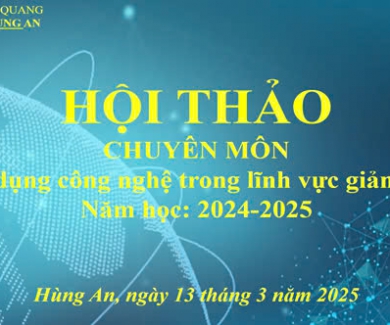 HỘI THẢO CHUYÊN MÔN